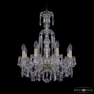 Подвесная люстра Bohemia Ivele Crystal 1403/8/160/XL-60 G Подвесная люстра Bohemia Ivele Crystal 1403/8/160/XL-60 G
