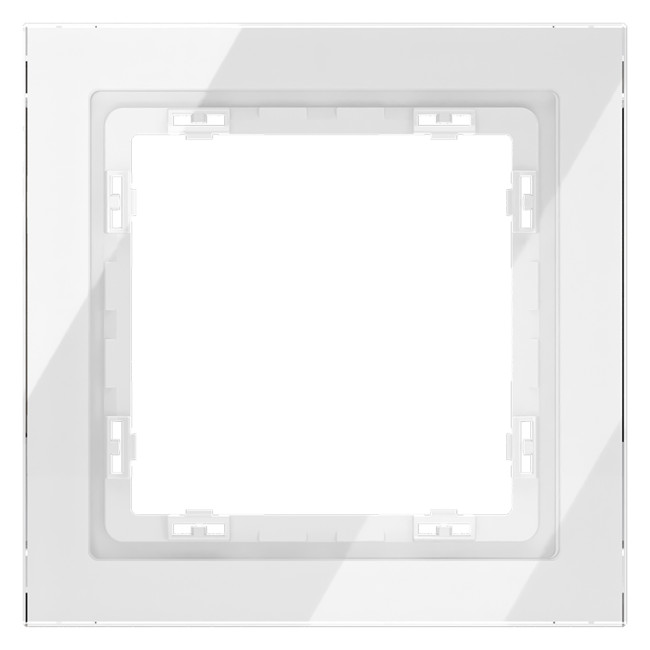 Рамка на 1 пост Voltum S70 VLS110101 (белый, стекло) Рамка на 1 пост Voltum S70 VLS110101 (белый, стекло)