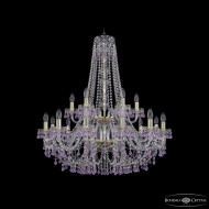 Подвесная люстра Bohemia Ivele Crystal 1410/12+6/300/h-95/2d G V7010