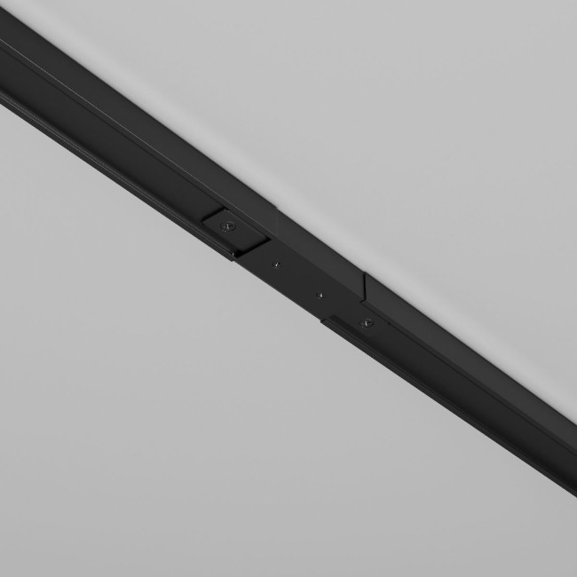 Прямой коннектор питания с вводом питания Maytoni Unity TRA001CB-11B