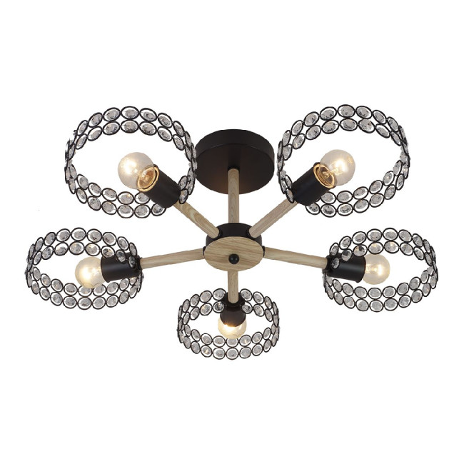 Люстра на штанге Escada Banjo 679/5P Black Люстра на штанге Escada Banjo 679/5P Black