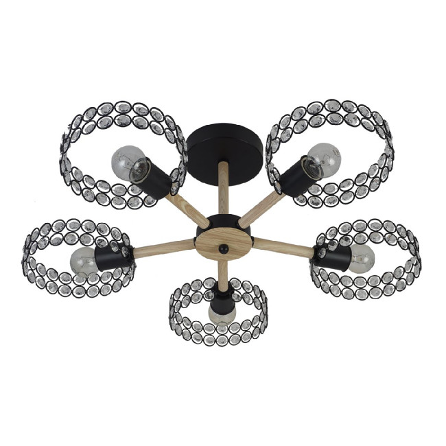 Люстра на штанге Escada Banjo 679/5P Black Люстра на штанге Escada Banjo 679/5P Black