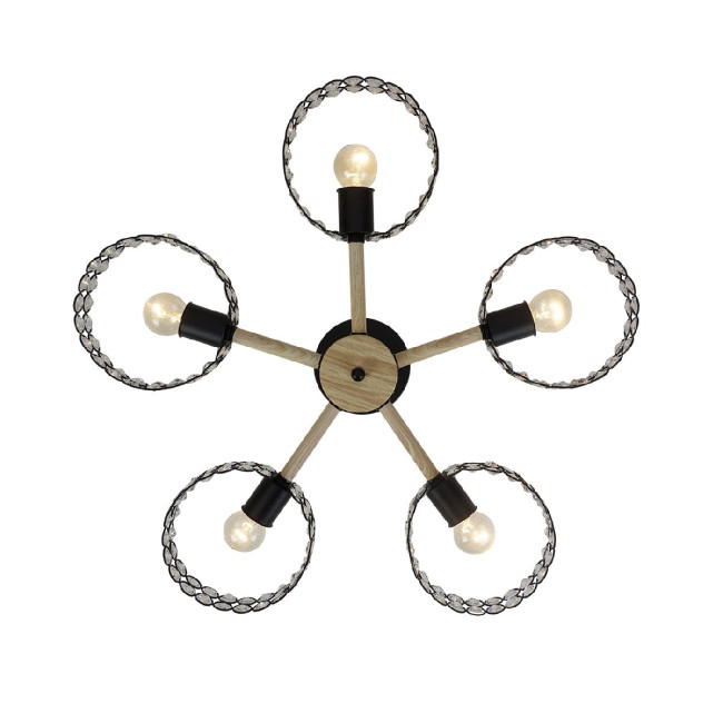 Люстра на штанге Escada Banjo 679/5P Black Люстра на штанге Escada Banjo 679/5P Black