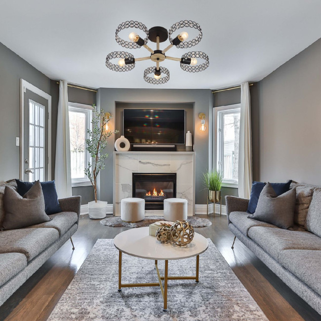 Люстра на штанге Escada Banjo 679/5P Black Люстра на штанге Escada Banjo 679/5P Black