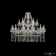 Подвесная люстра Bohemia Ivele Crystal 1413/12+6/360/2d G