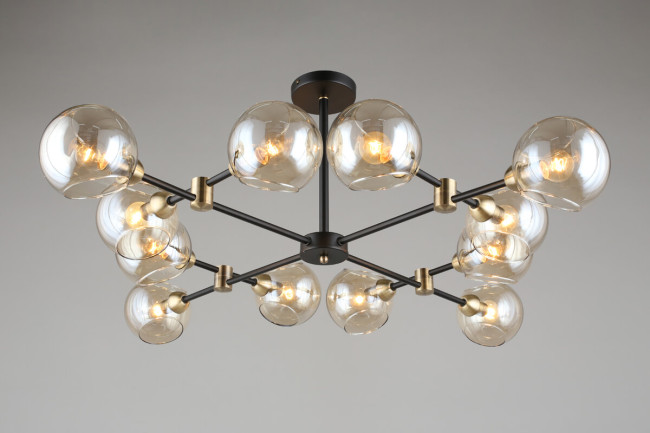 Люстра на штанге Omnilux OML-94207-12 Люстра на штанге Omnilux OML-94207-12