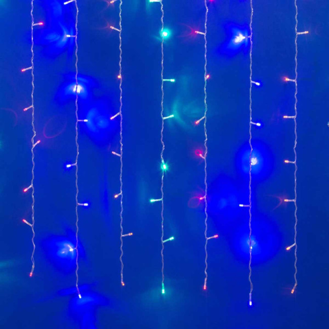 Уличная светодиодная гирлянда (UL-00007216) Uniel занавес 220V разноцветный ULD-C3020-240/TTK Multi IP44 Уличная светодиодная гирлянда (UL-00007216) Uniel занавес 220V разноцветный ULD-C3020-240/TTK Multi IP44