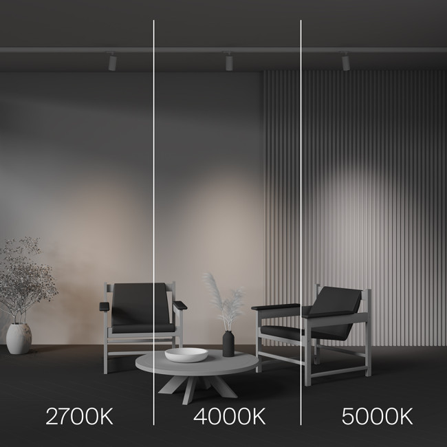 Трековый трехфазный светильник Maytoni Focus Led TR197-3-12WCCT-M-W Трековый трехфазный светильник Maytoni Focus Led TR197-3-12WCCT-M-W