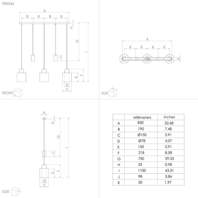 Подвесная люстра Eglo Gazzola 900346 Подвесная люстра Eglo Gazzola 900346