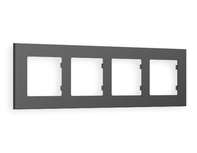 Рамка четырехместная Ambrella Volt Qubi AF250654 Рамка четырехместная Ambrella Volt Qubi AF250654