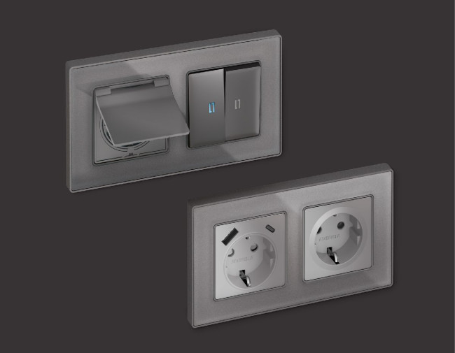 Рамка двухместная Ambrella Volt Arctic AF580652 Рамка двухместная Ambrella Volt Arctic AF580652