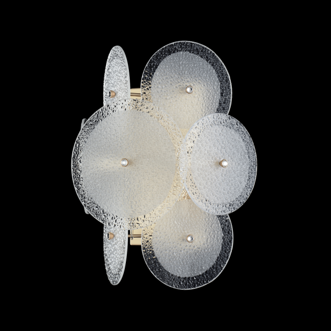 Настенный светильник Crystal Lux DANDELION AP2 GOLD Настенный светильник Crystal Lux DANDELION AP2 GOLD