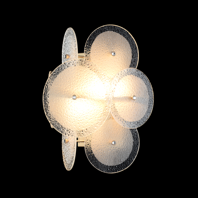 Настенный светильник Crystal Lux DANDELION AP2 GOLD Настенный светильник Crystal Lux DANDELION AP2 GOLD