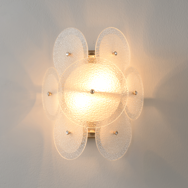 Настенный светильник Crystal Lux DANDELION AP2 GOLD Настенный светильник Crystal Lux DANDELION AP2 GOLD
