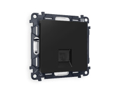 Комплект механизма телефонной розетки RJ-11(4P4C) со шторкой Ambrella Volt Alfa MA812030