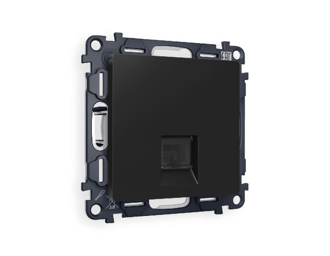 Комплект механизма телефонной розетки RJ-11(4P4C) со шторкой Ambrella Volt Alfa MA812030 Комплект механизма телефонной розетки RJ-11(4P4C) со шторкой Ambrella Volt Alfa MA812030