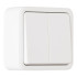 Выключатель двухклавишный Arte Milano 310.30-2.white Выключатель двухклавишный Arte Milano 310.30-2.white