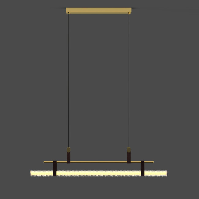 Подвесной светильник 8501P/L brass/clear