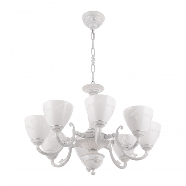 Подвесная люстра Arte Milano 343659/8 WT+SL Подвесная люстра Arte Milano 343659/8 WT+SL