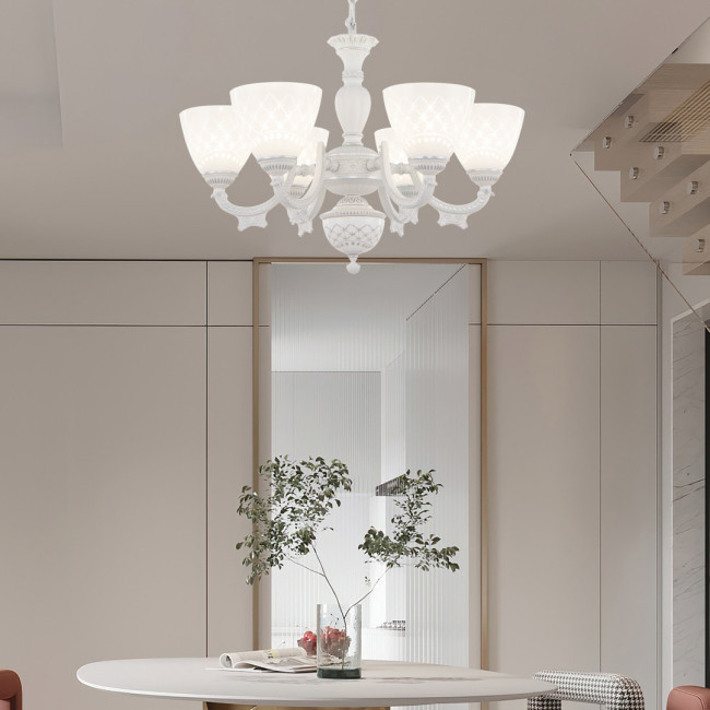 Подвесная люстра Arte Milano 343837/6 WT+SL Подвесная люстра Arte Milano 343837/6 WT+SL