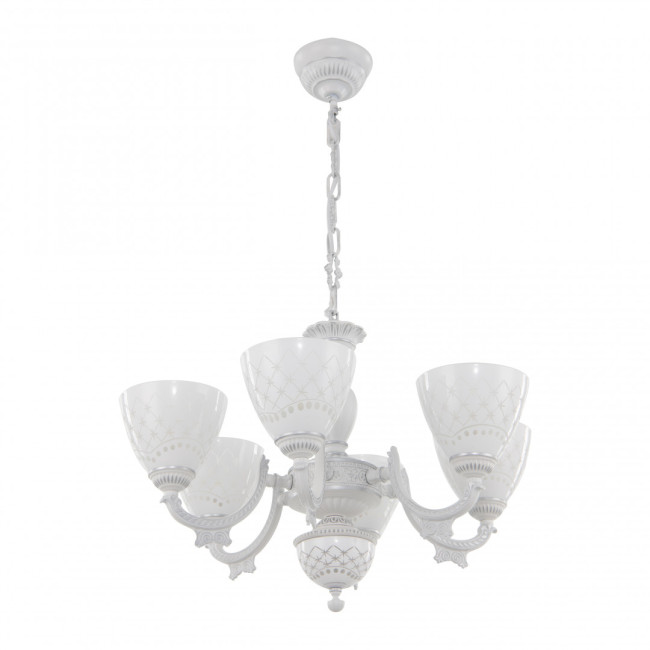 Подвесная люстра Arte Milano 343837/6 WT+SL Подвесная люстра Arte Milano 343837/6 WT+SL