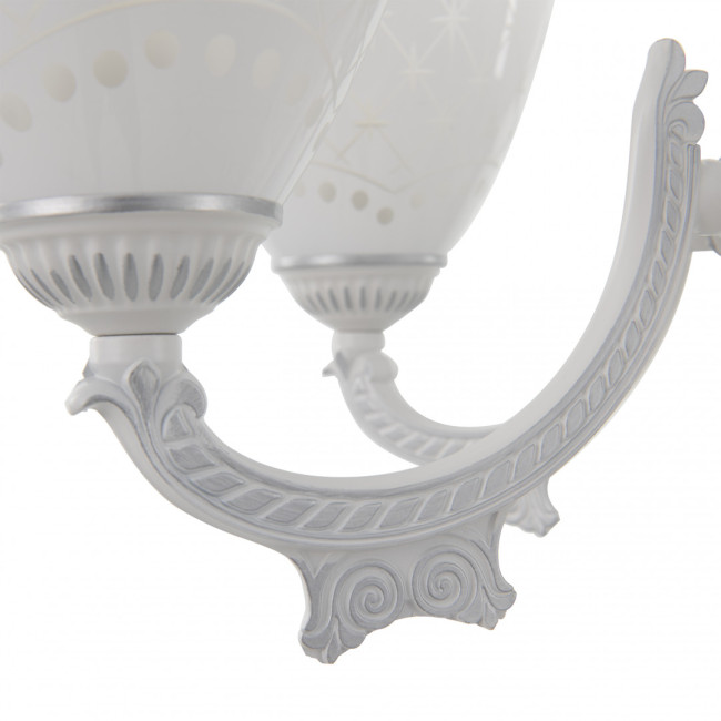 Подвесная люстра Arte Milano 343837/6 WT+SL Подвесная люстра Arte Milano 343837/6 WT+SL