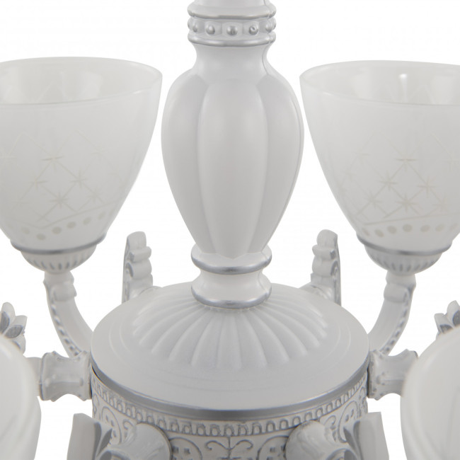 Подвесная люстра Arte Milano 343837/6 WT+SL Подвесная люстра Arte Milano 343837/6 WT+SL