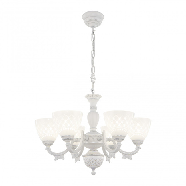 Подвесная люстра Arte Milano 343837/6 WT+SL Подвесная люстра Arte Milano 343837/6 WT+SL