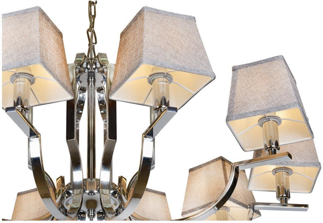 Подвесная люстра iLamp Hilton 6943-10 CR Подвесная люстра iLamp Hilton 6943-10 CR