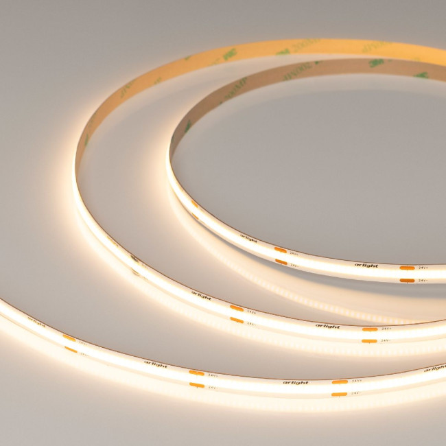 Светодиодная лента Arlight COB-X480-8mm 24V Warm2700 8 W/m, IP20, CSP, 5m 039060
