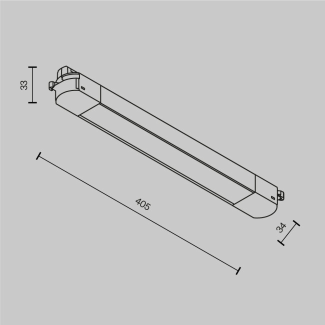 Трековый однофазный светильник Maytoni Technical Basis TR000-1-12W4K-W_1