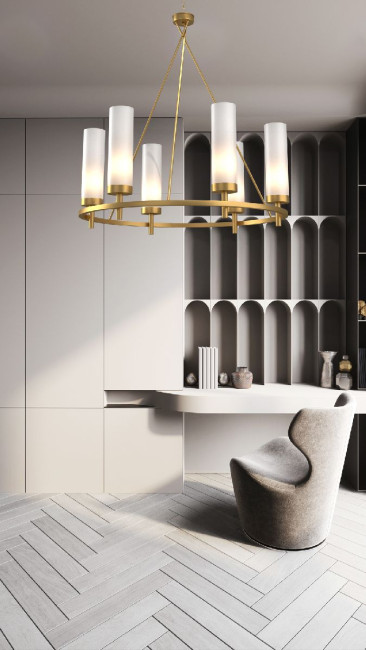 Подвесная люстра Milosh Tendence Madison 0882CL-6GD Подвесная люстра Milosh Tendence Madison 0882CL-6GD