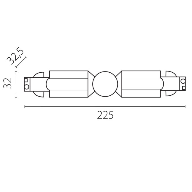 Соединение с меняющимся углом к треку 5040xx-(F)/(R) Lightstar Quattro 504156-FRPI Соединение с меняющимся углом к треку 5040xx-(F)/(R) Lightstar Quattro 504156-FRPI