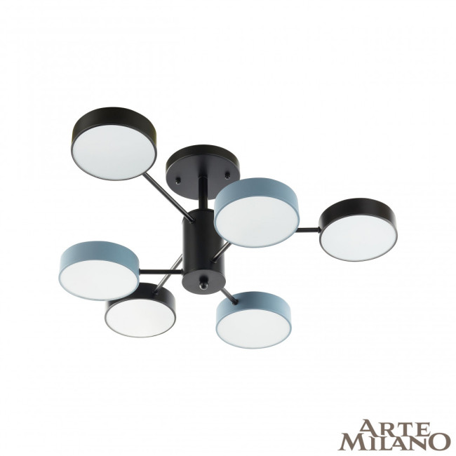 Люстра на штанге Arte Milano Ferrara 250906/6B Bk/Gr Люстра на штанге Arte Milano Ferrara 250906/6B Bk/Gr