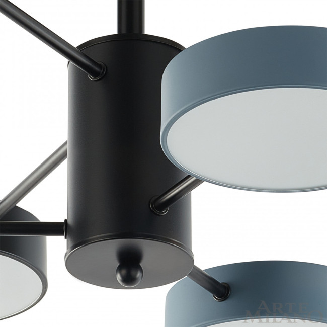 Люстра на штанге Arte Milano Ferrara 250906/6B Bk/Gr Люстра на штанге Arte Milano Ferrara 250906/6B Bk/Gr