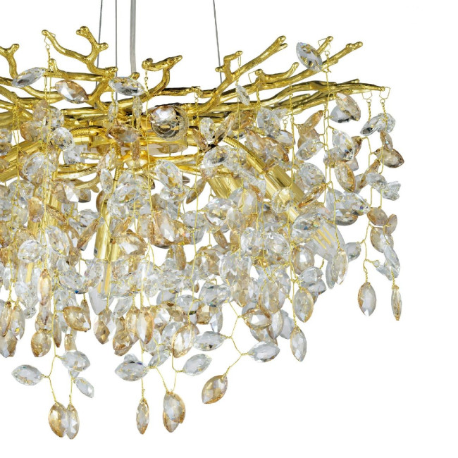 Подвесная люстра Lumina Deco Brevia LDP 8027-600 GD Подвесная люстра Lumina Deco Brevia LDP 8027-600 GD