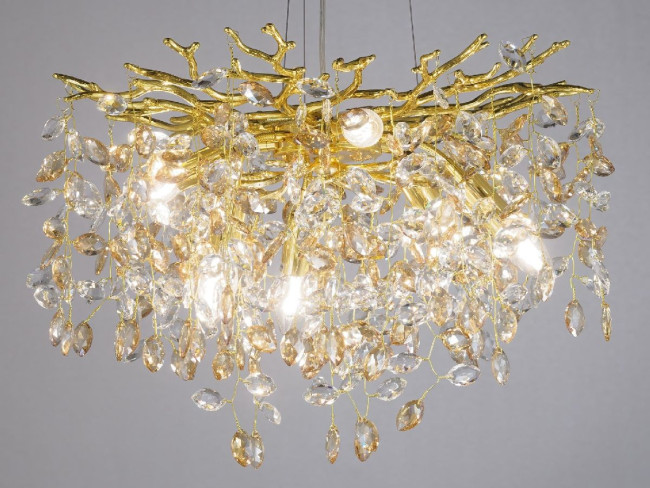 Подвесная люстра Lumina Deco Brevia LDP 8027-600 GD Подвесная люстра Lumina Deco Brevia LDP 8027-600 GD