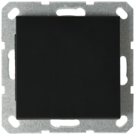 Накладка-заглушка Jasmart черный матовый (soft touch) в комплекте с суппортом G8001PB