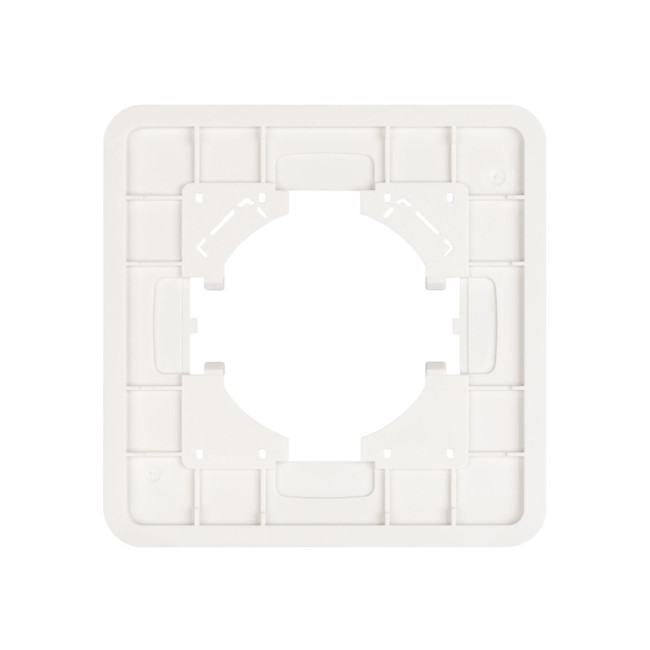 Рамка стеклянная на 1 пост Arlight FRM-OMALI-SFGS-1-WH 049675