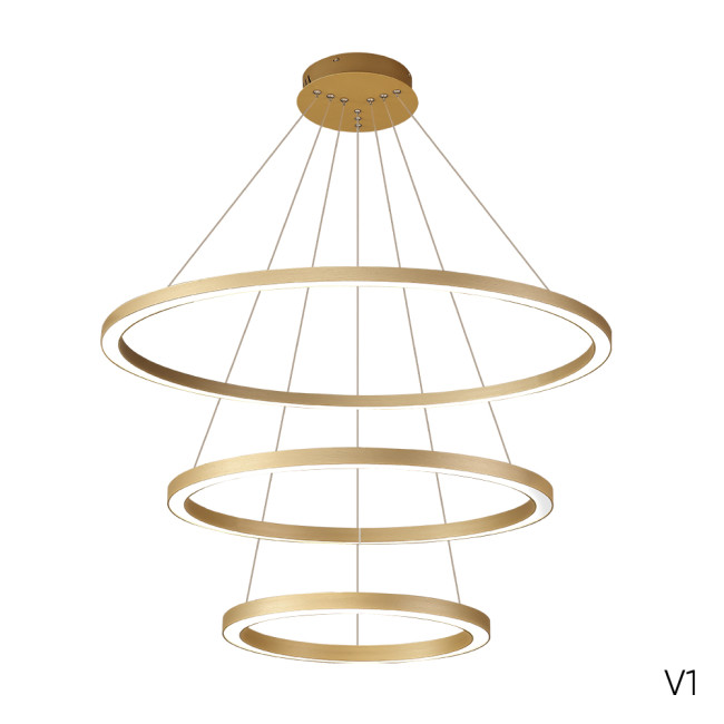 Подвесная люстра Crystal Lux FORTUNA SP158W LED GOLD