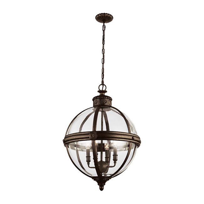 Подвесной светильник Feiss Adams FE-ADAMS-4P-BRZ Подвесной светильник Feiss Adams FE-ADAMS-4P-BRZ