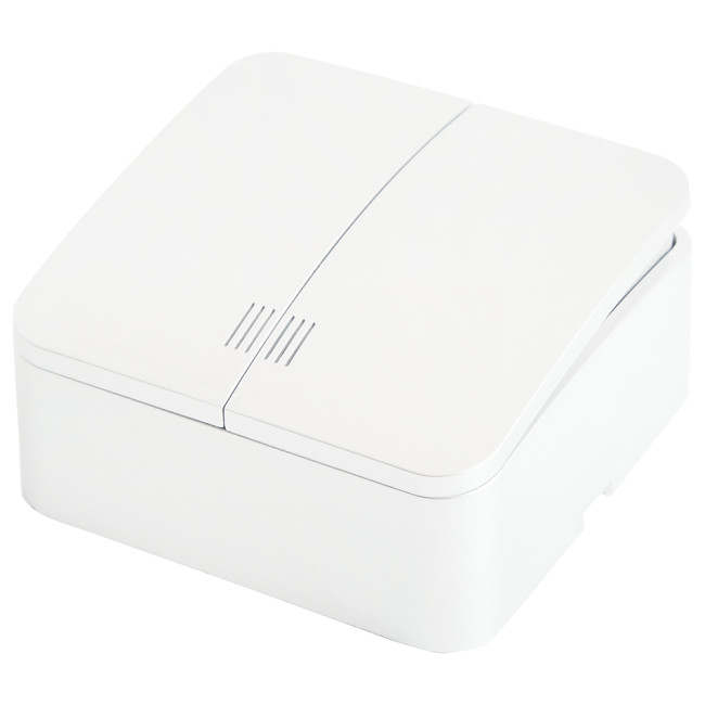 Выключатель двухклавишный Stekker София MSW10-21-01 49290 Выключатель двухклавишный Stekker София MSW10-21-01 49290