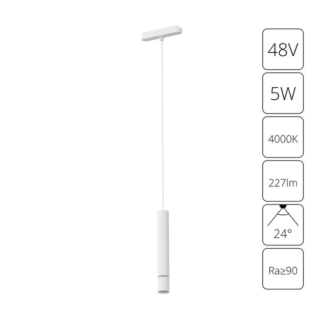 Трековый магнитный светильник Arte Lamp Rapid A6159PL-1WH Трековый магнитный светильник Arte Lamp Rapid A6159PL-1WH