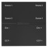 Смарт выключатель проводной iLedex Vision INN SP 48V-4-BK