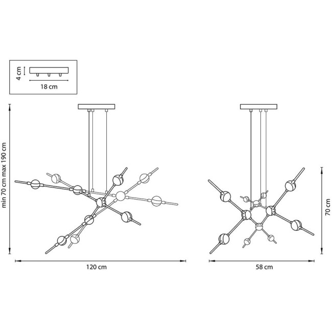 Подвесная люстра Lightstar Bergamo 745247 Подвесная люстра Lightstar Bergamo 745247