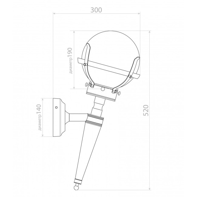 Уличный настенный светильник Covali WL-30563 Уличный настенный светильник Covali WL-30563