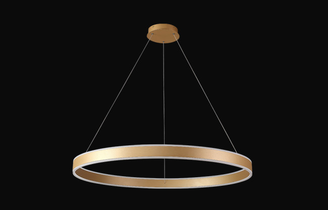 Подвесной светодиодный светильник Crystal Lux MUCHOS SP88W LED D1000 GOLD