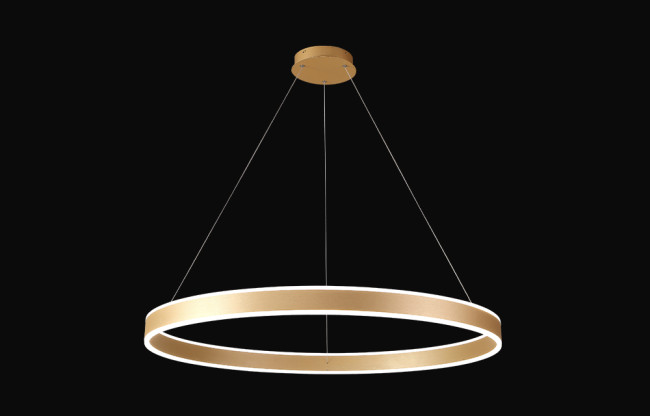 Подвесной светодиодный светильник Crystal Lux MUCHOS SP88W LED D1000 GOLD