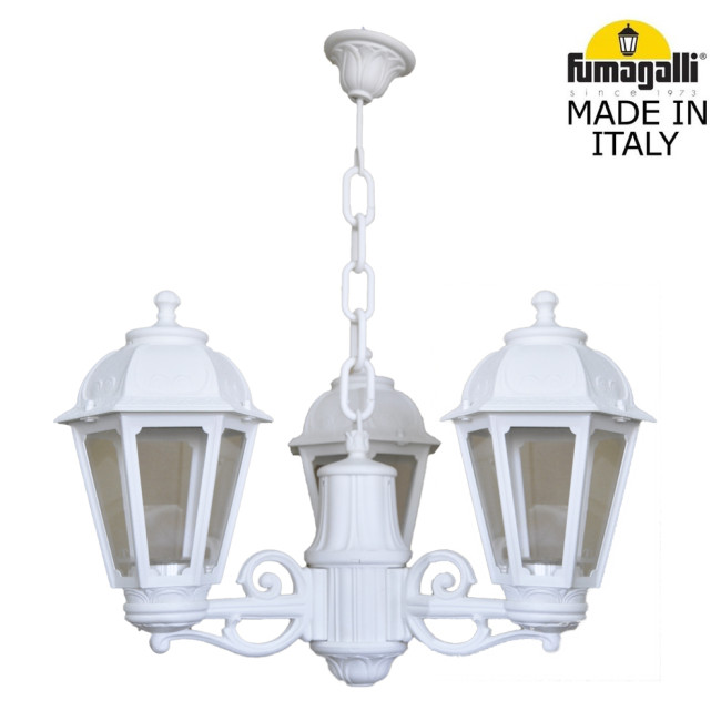 Уличный подвесной светильник Fumagalli SICHEM/SABA 3L K22.120.S30.WXE27 Уличный подвесной светильник Fumagalli SICHEM/SABA 3L K22.120.S30.WXE27