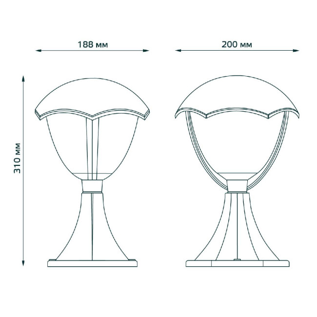 Уличный светильник Gauss Aura GD029 Уличный светильник Gauss Aura GD029